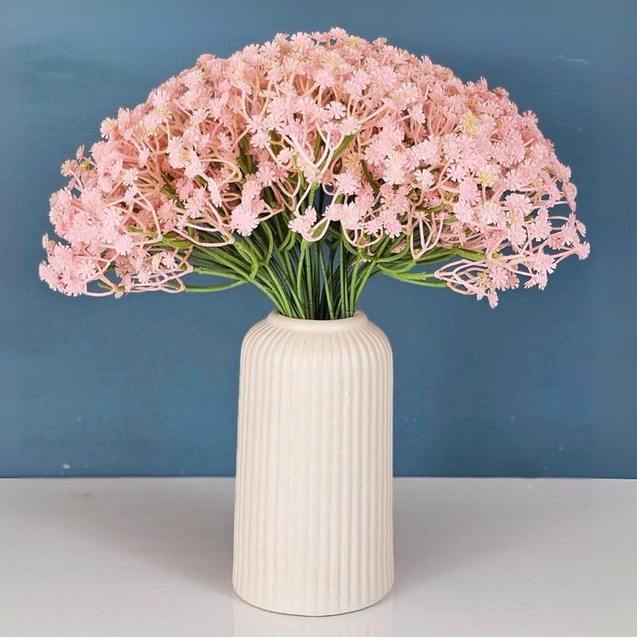 Artificial Baby’s Breath Gypsy Flowers | Gypsophila Bouquet for Home Decor, Bedroom, Balcony, Garden, Birthday Surprise & Wedding Décoration (28.5 cm)