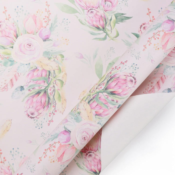 Floral Print Gift Wrapping Paper Sheets | Multicolor Bouquet Packing, Craft & DIY, Birthday, Wedding, Anniversary, Return Gift for Him & Her, Mother's Day, Book Cover, Scrapbooking