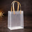 Small size (19.5 X 8.5 X 14.5 CM )Translucent Bags Goodie Bags With Handle Gift bag, hamper bag, Carry Bags, shopping gift bag, gift for Gifting, Presents, Return Gifts, Birthday, Party, Festivals