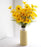 Artificial Daisy Sunflowers for Home Decor, Office, Living Room, Balcony, Wedding & Gifting | Realistic Faux Flower (Only Flower, No Vase)