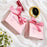 50 Pcs Floral Print Paper Gift Box for Wedding Return Gifts, Birthday Hampers, Chocolate Packaging, Dry Fruit, Jewellery, Cosmetics & Party Favour Gifting Box (Pink, Pack of 50)