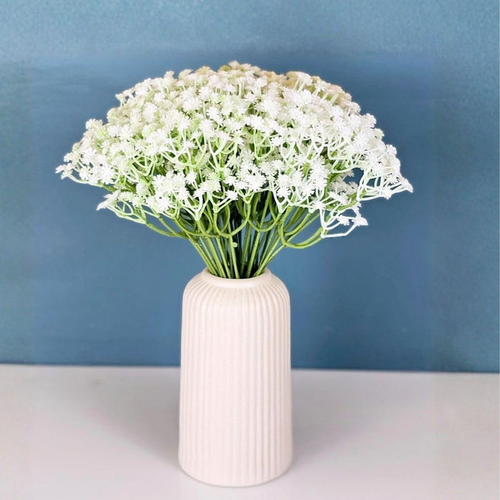 Artificial Baby’s Breath Gypsy Flowers | Gypsophila Bouquet for Home Decor, Bedroom, Balcony, Garden, Birthday Surprise & Wedding Décoration (28.5 cm)
