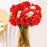 (7 head flower stick )Artificial Dahlia Fake Flowers for Home,Artificial Chrysanthemum Ball Flowers, Bedroom, Living Room, Decorative Items Office Table, Gifts (Without Vase Pot)