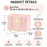 Luxury Chain Handle Gift Bag | Premium Wedding Return Gift Bag | Foldable Paper Gift Bag for Hampers & Gifting (Black, Red, Pink, White)