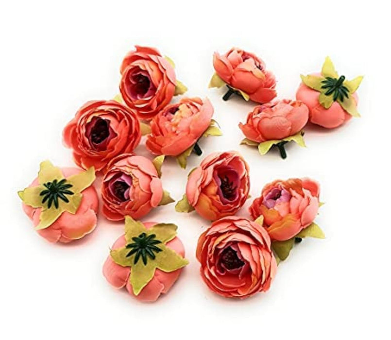 Artificial Peony Rose Flower Head -3 cm