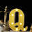 Marquee Alphabet Shaped Led Light - Asthetic Decorations Letter Light for Romantic Gift, Bedroom, Table, Home Decoration, Night Light Lamp (Golden, 1 Piece) (Letters)