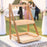2 layer Step Style Multipurpose Decorative Pinewood  Rectangle Tray for Gift Hamper,Wedding Gifting Boxes and Decoration Purpose.