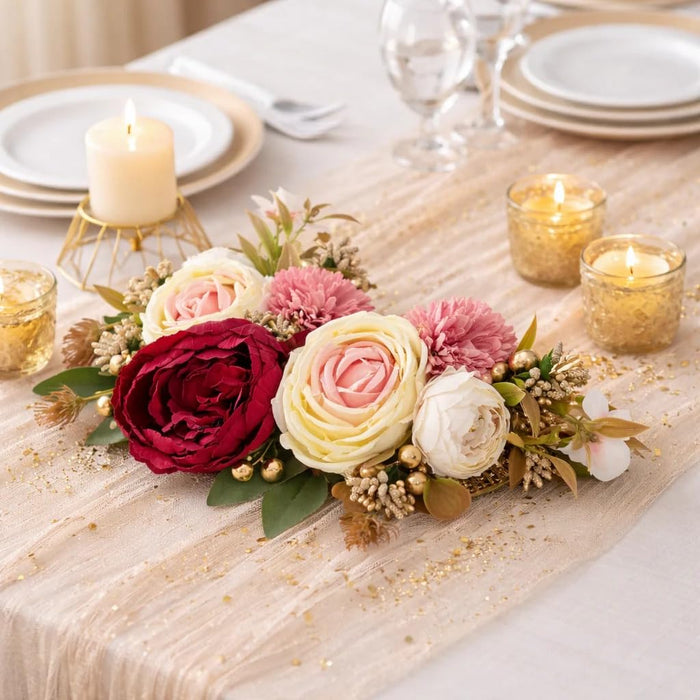 Big Artifical Flower stylish Brooches Ready to use flower bunch for any occation, Ganpati decor, Toran decoration stylish brooches.