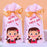 Cartoon Gift pouch/Potli with Ribbon | Cute Pink & Blue Candy Wrapper for Birthday Return Gifts, Kids Party Favors, Small Treat Bags, Goodie Bags, Specially For Baby Shower Gifting ,Return Gift,Potili Pouch (Happy Every Day Design)