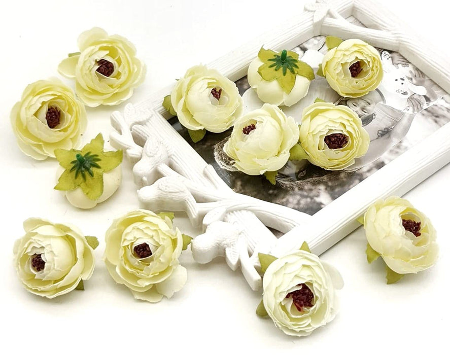 Artificial Peony Rose Flower Head -3 cm