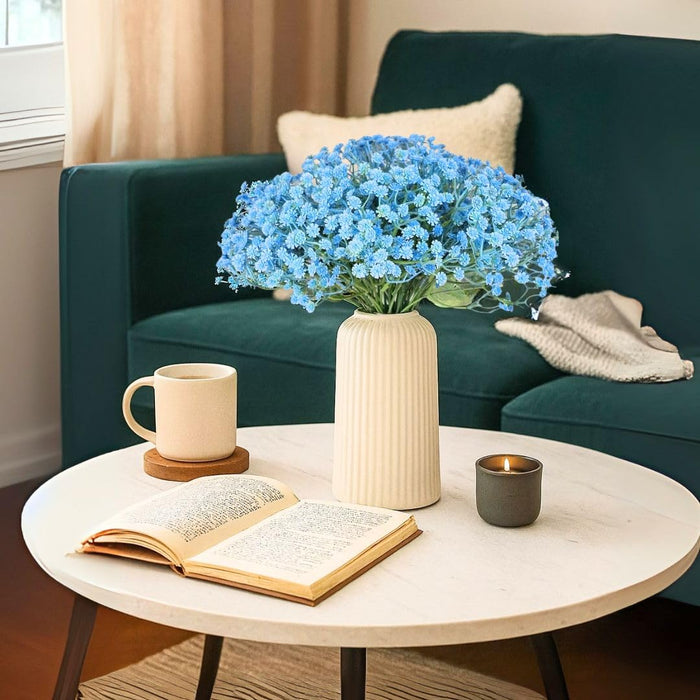 Artificial Baby’s Breath Gypsy Flowers | Gypsophila Bouquet for Home Decor, Bedroom, Balcony, Garden, Birthday Surprise & Wedding Décoration (28.5 cm)