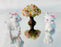 Outdoor Fairy Garden Accessories Miniatures,Mini garden decor Craft project Tools, Dollhouse miniature, Desk Top decor for Home,office