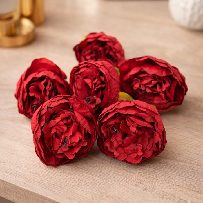 Artificial Fabric Rose Flower Heads, Decoration Items and DIY Craft.