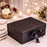 Collapsible Magnetic Gift Box with Satin Ribbon | Premium Folding Rigid Cardboard Box for Gift Hampers, Wedding, Valentine & Multipurpose Packaging