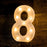 1 Pcs Marquee Alphabet Shaped Led Light - Asthetic Decorations Letter Light for Romantic Gift, Bedroom, Table, Home Decoration, Night Light Lamp and Wall Lamp