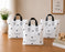 Polka Dot Plastic Frosted Gift Bag – Reusable Carry Bag for Gifts, Hampers & Return Favors
