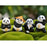 Panda Miniature Set for Unique Gift, Home,Bedroom, Living Room, Office, Restaurant Decor, Figurines and Garden Decor Items (Multicolor)(Poly Resin)(4 Pieces in 1 Set)