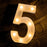 1 Pcs Marquee Alphabet Shaped Led Light - Asthetic Decorations Letter Light for Romantic Gift, Bedroom, Table, Home Decoration, Night Light Lamp and Wall Lamp