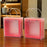 Foldable Transparent Gift Hamper Box with Handle | Reusable PVC Carry Bag for Gifting, Wedding Hampers & Packaging (Red, White, Sky Blue, Orange)