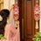 3D Look MDF Lotus Side Hanging with Hook – Festive Diwali Home Decor