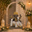Premium Foldable Mandap / Makhar / Wooden Backdrop Stand | Available in Round, Hexagon & Arch Shapes | Elegant Event Decoration Frame
