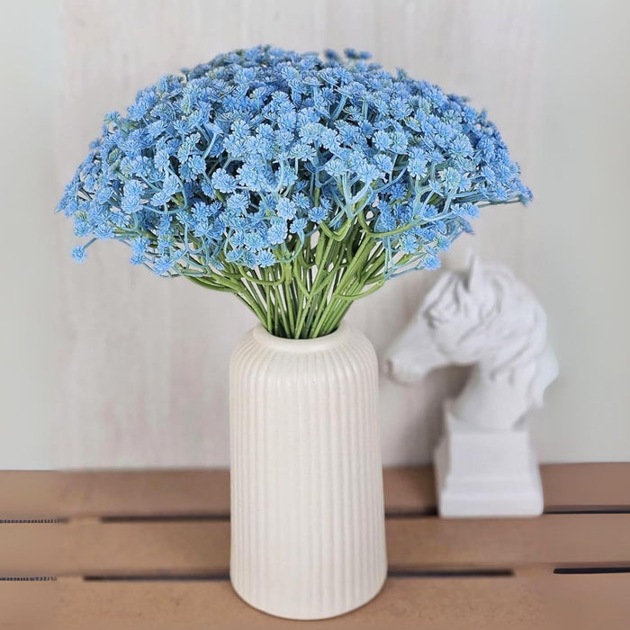 Artificial Baby’s Breath Gypsy Flowers | Gypsophila Bouquet for Home Decor, Bedroom, Balcony, Garden, Birthday Surprise & Wedding Décoration (28.5 cm)