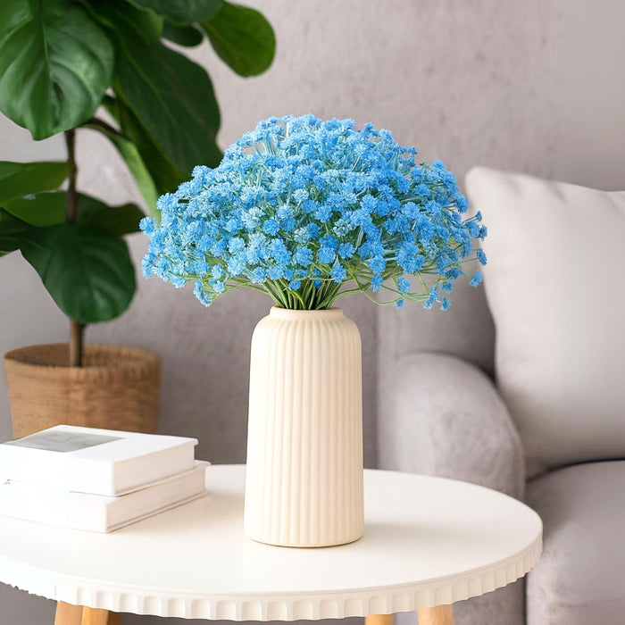 Artificial Baby’s Breath Gypsy Flowers | Gypsophila Bouquet for Home Decor, Bedroom, Balcony, Garden, Birthday Surprise & Wedding Décoration (28.5 cm)