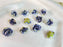 Artificial Small Rose Flowers Fake Fabric Head Rose Flowers For Home Decoration, Gift, Mandir Pooja Table, Cake Decor, Bouquet Making, Backdrop, DIY Art Craft, Diwali Items Material (4 cm)