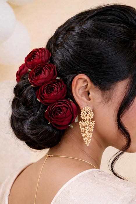 Artificial Peony Rose Flower Head -3 cm