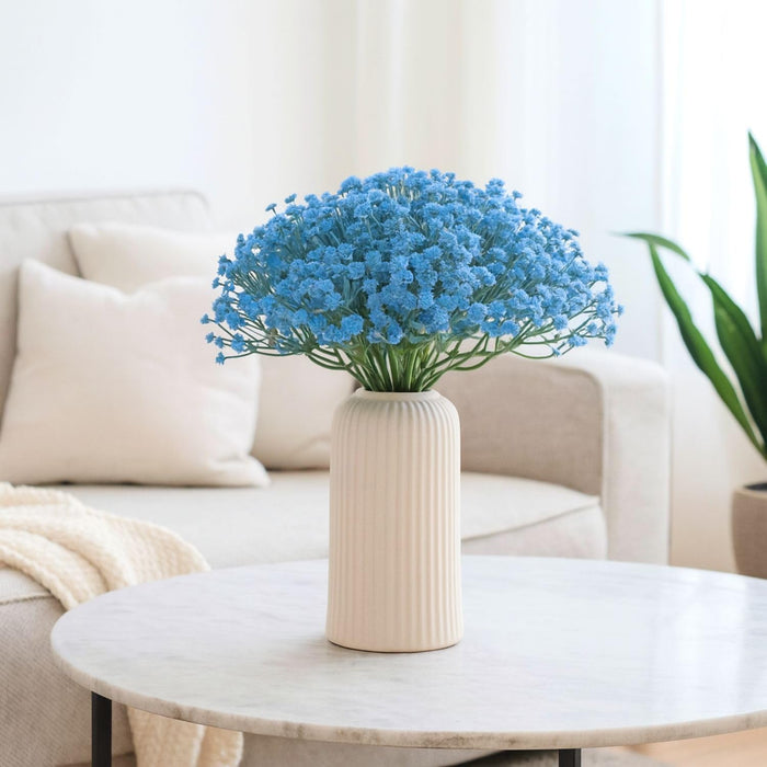 Artificial Baby’s Breath Gypsy Flowers | Gypsophila Bouquet for Home Decor, Bedroom, Balcony, Garden, Birthday Surprise & Wedding Décoration (28.5 cm)