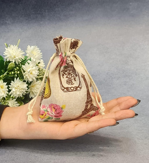Drawstring Mini stylish Storage Potli pouches for Small Jewelries, Money, Paper Notes Women Wallet, Gift Bags, Christmas return gift