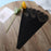 Heart Shaped Decorative Flower Bouquet Cover for Single Rose/Flower/Bouquet | Decorative Wrapping Sleeve for Gifting, Wedding, Propose, Valentine (Black)