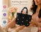 Polka Dot Plastic Frosted Gift Bag – Reusable Carry Bag for Gifts, Hampers & Return Favors