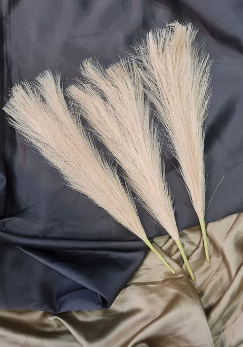 small Faux Pampas Grass Artificial Flowers Fake Flower for Home, Office, Bedroom, Balcony, Living Room, Table Decoration, Plants and Craft Items Corner