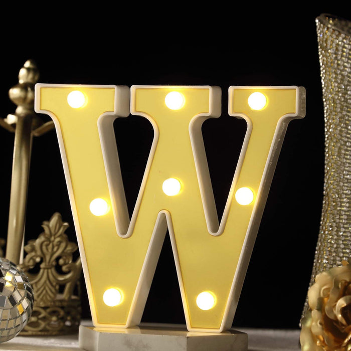 Marquee Alphabet Shaped Led Light - Asthetic Decorations Letter Light for Romantic Gift, Bedroom, Table, Home Decoration, Night Light Lamp (Golden, 1 Piece) (Letters)