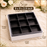 9 Cavity Packing Box | Disposable  Box for  Brownies,Cake, Cookies ,Picnic,Gifting & Premium Packing