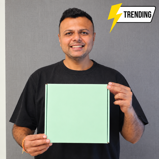 Mailer Box Cardboard Foldable Gift Box | Premium Folding Box for Gifting, Hampers, Packaging & Return Gifts 8 × 8 × 2 Inch (L × W × H)