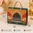 Royal Floral Window Hamper Box with Luxury Rope Handle | Premium Gift Packaging Box for Wedding, Rakhi, Diwali, Return Gifts, Chocolates & Dry Fruits | 19 × 15 × 10 CM