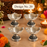 (Design No.20) 4 Pcs Metal Lotus Diya Urli  | Traditional Decorative Oil Lamp for Pooja, Home & Festive Décor | 2.5 Inch Width × 2 Inch Height