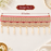 (Design No.3) Premium Designer Door Hanging Toran 43 Inch | Red, White & Green Stone Embellished Bandhanwar | Pearl Tassel Festive Door Decor
