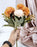 Artificial Dahlia Flower Bunch for Home Decor, Gifting, Flowers Decorative Items for Wedding, Birthday,Festivals, Table Top Decoration,Diwali decor(without Vase Pot)