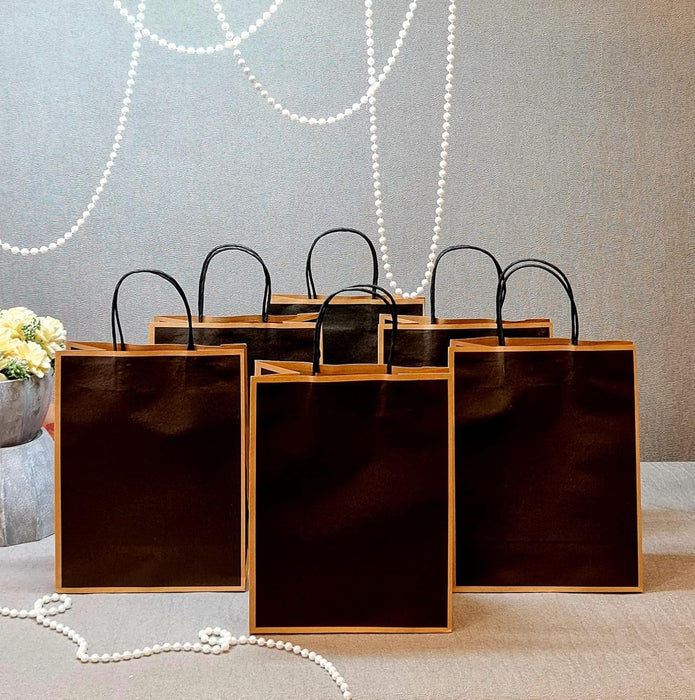 Medium Size (27 X21 X11 cm) Paper Bags With Handle Gift Paper bag, Carry Bags, gift For Valentine Gifting, marriage Return Gifts, Birthday, Wedding, Party, Season's Greetings