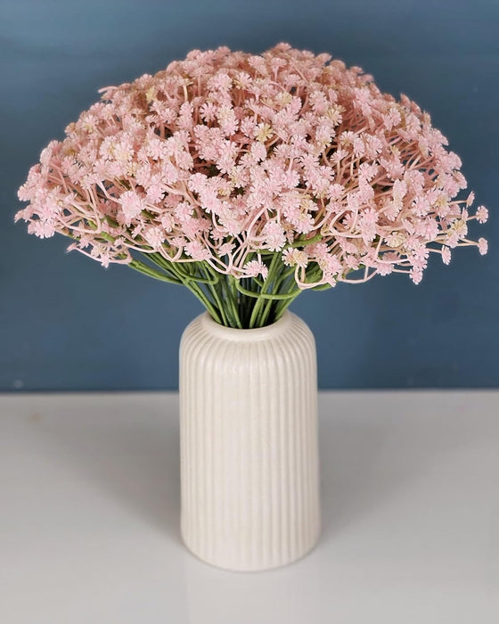 Artificial Baby’s Breath Gypsy Flowers | Gypsophila Bouquet for Home Decor, Bedroom, Balcony, Garden, Birthday Surprise & Wedding Décoration (28.5 cm)