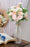 Artificial Peony Rose Flower Bunch for - Home, Office, Bedroom, Balcony,Table Display, Living Room Decoration and Craft Corner- (Without Vase)