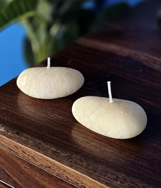 Scented Stone-Shaped Wax Candles | Realistic Rock Design | Fragrant Decorative Candles for Home Décor, Spa, Meditation & Gifting