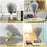 small Faux Pampas Grass Artificial Flowers Fake Flower for Home, Office, Bedroom, Balcony, Living Room, Table Decoration, Plants and Craft Items Corner