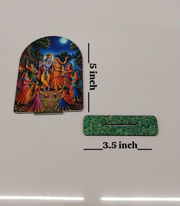13 Pcs Krishna Leela Jhankhi with Stand | Janmashtami Decoration Set | Lord Krishna Leela Cutouts for Home, Mandir & Jhankhi Decor JSK