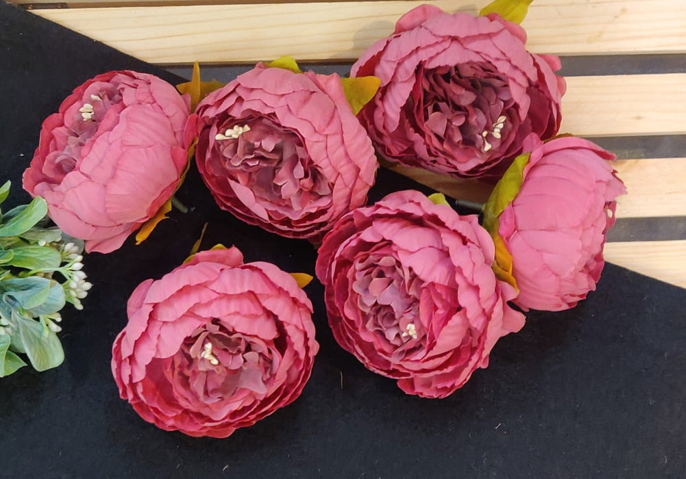 Artificial Fabric Rose Flower Heads, Decoration Items and DIY Craft.