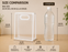 Small Size ( 18 X 8 X 26 CM )Transparent Bag Goodie Bags, Clear Gift Bag, Hamper Bag,Carry Bags,Shopping Gift Bag,Gifting,Presents,Return Gifts,Birthday,Festivals,Events