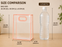 Small Size ( 18 X 8 X 26 CM )Transparent Bag Goodie Bags, Clear Gift Bag, Hamper Bag,Carry Bags,Shopping Gift Bag,Gifting,Presents,Return Gifts,Birthday,Festivals,Events